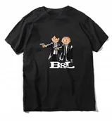 Koszulki męskie - KOSZULKA Z NADRUKIEM MĘSKA ŚMIESZNA BOLEK I LOLEK BAJKA r. L - miniaturka - grafika 1