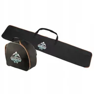 Torby sportowe - ZESTAW POKROWIEC PLECAK TORBA NA NARTY+BUTY CZARNY BRĄZ 180 - miniaturka - grafika 1