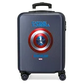 Walizki - Marvel Captain AmericaBlue twarda walizka podręczna - miniaturka - grafika 1