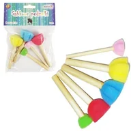 Przybory szkolne - Pędzle gąbkowe do DECOUPAGE 5szt. /PG-2489/ - miniaturka - grafika 1