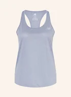 Koszulki i topy damskie - New Balance Top Do Biegania Nb Athletics blau - miniaturka - grafika 1