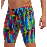 Kąpielówki męskie - Spodenki do pływania Jammery Funky Trunks The Glitch - miniaturka - grafika 1