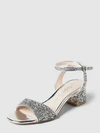 Sandały damskie - Sandały z cekinowym obszyciem model ‘RAINELLE’ - miniaturka - grafika 1