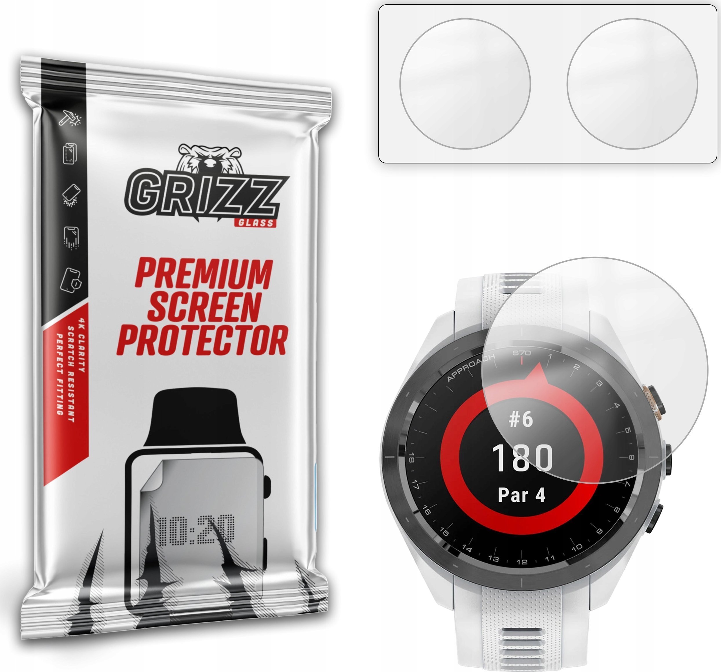 Folia matowa GrizzGlass PaperScreen do Garmin Approach S70 42mm