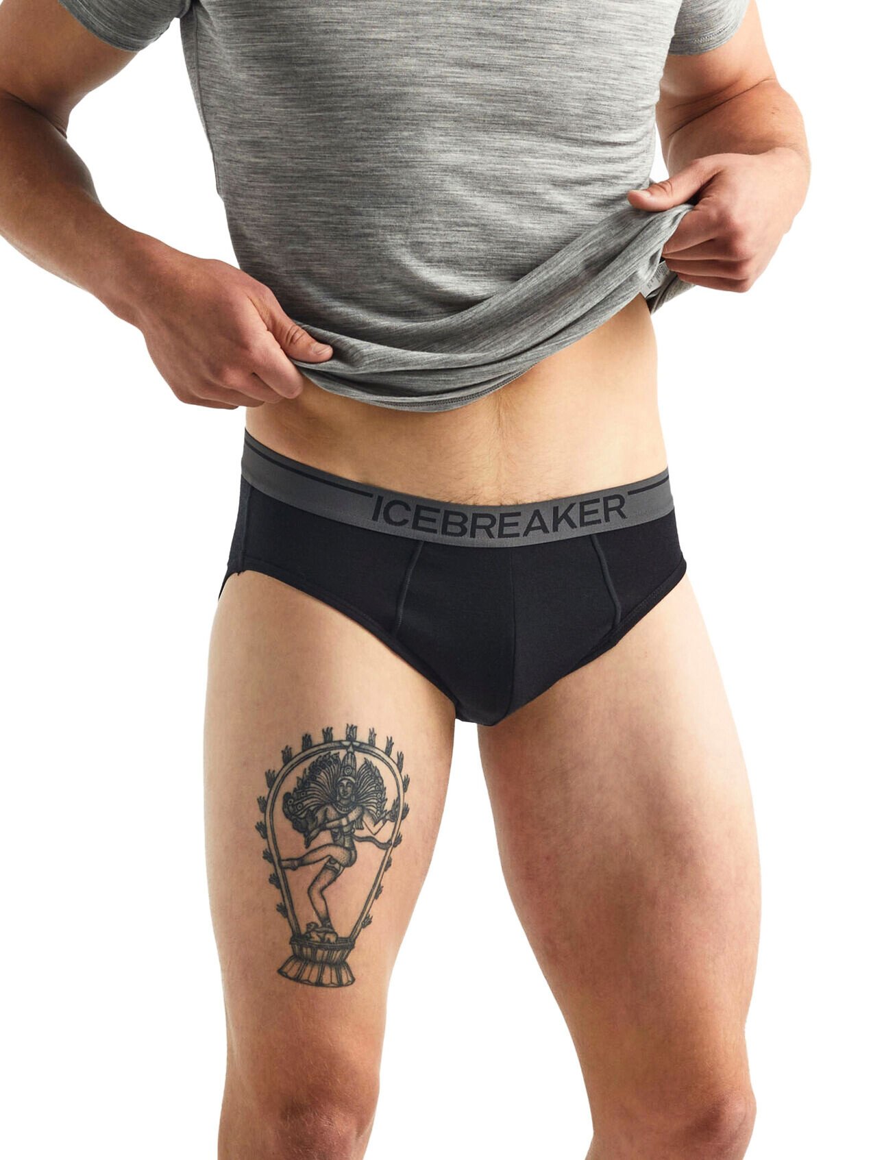 Bokserki Icebreaker Anatomica Black L