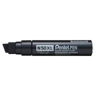 Zakreślacze - Pentel Extra Gruby Marker Ze Ściętą Końcówką N50Xl - Czarny X 1 - miniaturka - grafika 1
