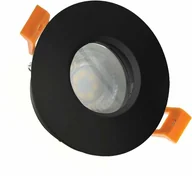 Lampy sufitowe - Oprawa FIALE IV GU10 OCZKO GU10 250V IP65 FI83x51mm CZARNY okrągła SLIP001016 - miniaturka - grafika 1