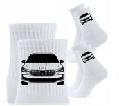 Skarpetki męskie - 3x Skarpetki Urodziny Prezent Skarpety dla kierowcy auta SKODA - miniaturka - grafika 1