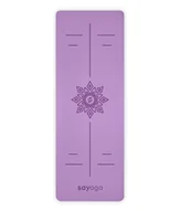 Maty do jogi - Sayoga, Mata do jogi, Performance Purple, fioletowy, 183x61x0,4 cm - miniaturka - grafika 1
