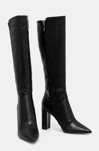 Aldo kozaki ELECTRO damskie kolor czarny na słupku 13863039 ELECTRO - Kozaki damskie - miniaturka - grafika 1