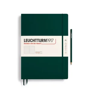 Notatnik Leuchtturm1917 Master A4+, Kropki, Forest Green - Notesy i bloczki - miniaturka - grafika 1