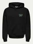 Bluzy męskie - Only & Sons Bluza 22032074 Czarny Oversize - miniaturka - grafika 1