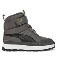 Buty dla chłopców - Śniegowce Puma Evolve Boot Ac+ Ps 392645 08 Szary - miniaturka - grafika 1