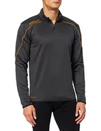 Koszulki i topy damskie - uhlsport uhlsport STREAM 22 1/4 Zip Top odzież wierzchnia, czarny/fluorescencyjny pomarańczowy, M 4051309788034 - miniaturka - grafika 1