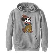 Bluzy dla chłopców - Disney Chłopięca bluza z kapturem Cowboy Mickey, sportowa bluza z kapturem, rozmiar L, Sportowa wrzosowa, L - miniaturka - grafika 1