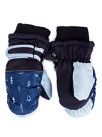 Rękawiczki dla dzieci - Rękawiczki Narciarskie Chłopięce Jednopalczaste Choinki 10 Cm - miniaturka - grafika 1