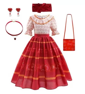 Sukienka Strój Przebranie Encanto Dolores 146/152 Zestaw - Stroje karnawałowe - miniaturka - grafika 1