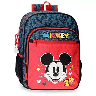 Plecaki szkolne i tornistry - Disney Mickey Get Moving plecak szkolny, wielokolorowy, 30 x 38 x 12 cm, poliester, 13,68 l, kolorowy, plecak szkolny, kolorowy, plecak szkolny - grafika 1