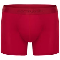 Majtki męskie - COMFYBALLS Bokserki do biegania LONG PERFORMANCE rust red - miniaturka - grafika 1