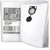 Worki do odkurzaczy - 20x Worek do Odkurzacza Metabo Asr 2050 Syntetyczny Pojemny Mocny Worki G9 - miniaturka - grafika 1