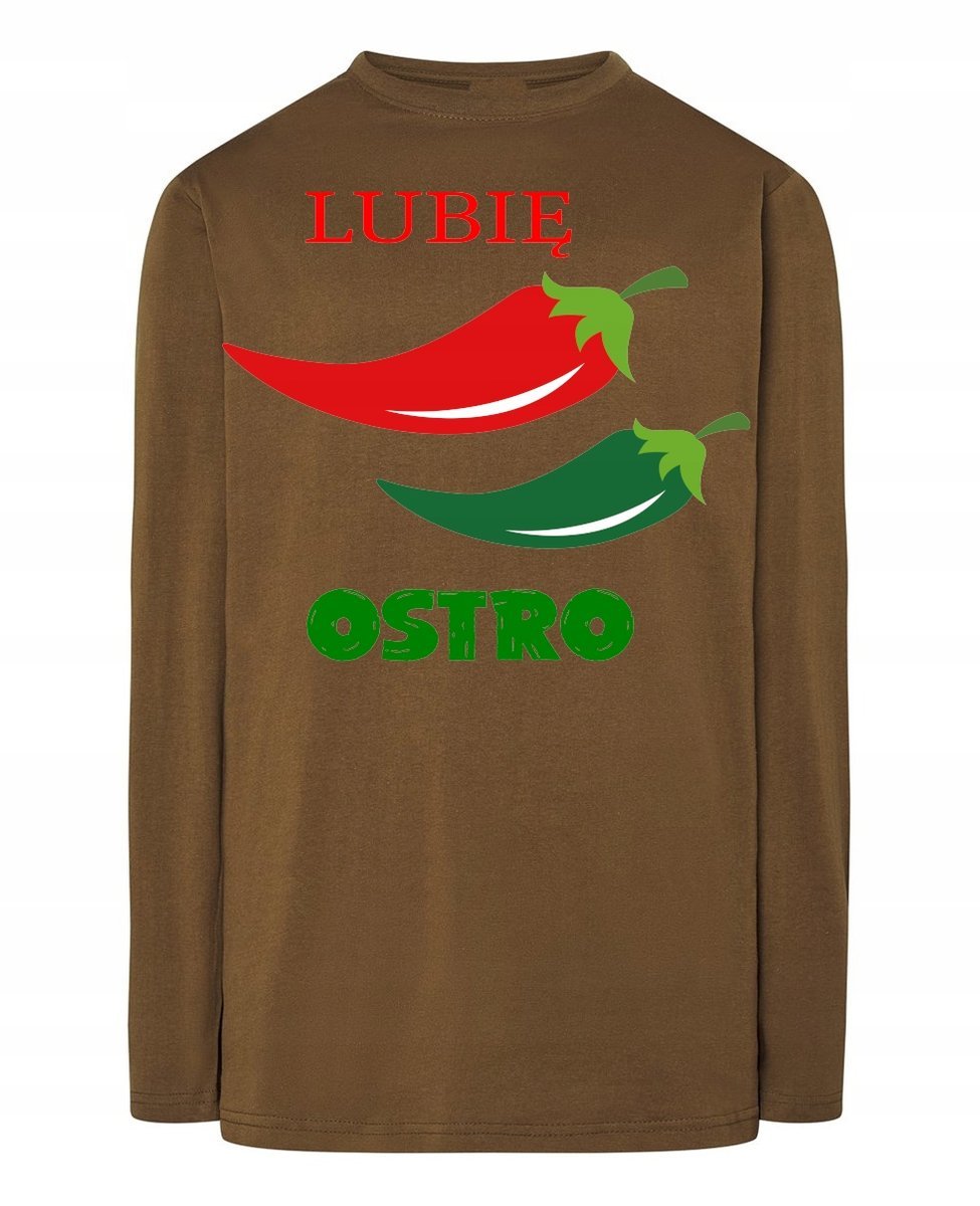 Longsleeve Śmieszny Lubię Ostro r.3XL