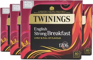 Twinings ENGLISH STRONG BREAKFAST 4x80 Herbata UK - Herbata - miniaturka - grafika 1