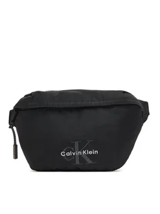 Calvin Klein Saszetka nerka Bold Waistbag LV04D3116G Czarny - Nerki - miniaturka - grafika 1