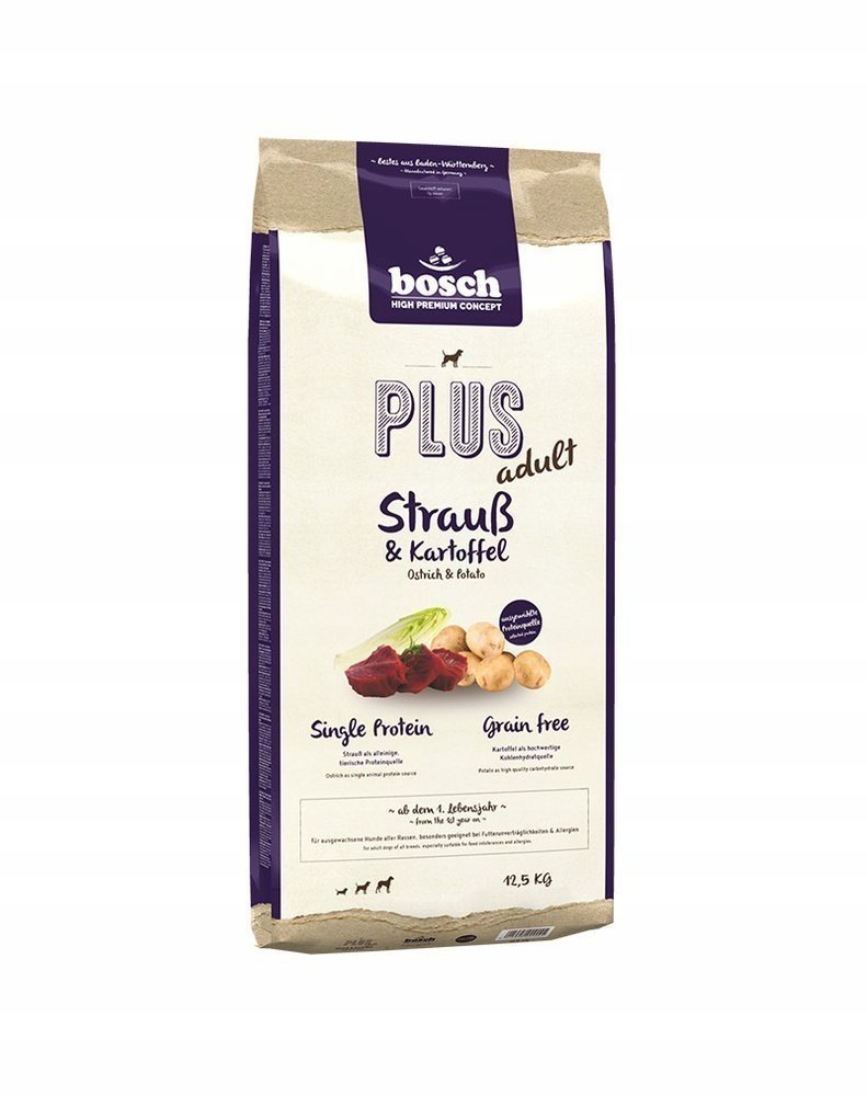 Bosch Petfood Plus Strauss&Kartoffel 12,5 kg