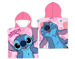 Ponczo Ręcznik szybkoschnący kąpielowy Stitch Microfibra - Okrycia kąpielowe dla dzieci - miniaturka - grafika 1