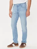 Spodnie męskie - BOSS Jeansy Delaware3-1-Bf 50513692 Niebieski Slim Fit - miniaturka - grafika 1