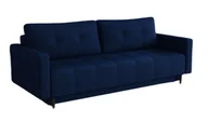 Sofy i kanapy - Kanapa rozkładana z funkcją spania RIS - Granatowa - miniaturka - grafika 1