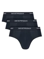 Majtki męskie - Emporio Armani Underwear Komplet 3 par slipów EM000258 AF14132 MB139 Granatowy - miniaturka - grafika 1