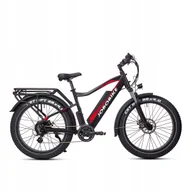Rowery elektryczne - Rower Elektryczny, Jobobike, 25 Km/h, zasięg 70 Km, Czarny - miniaturka - grafika 1