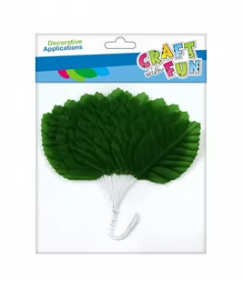 Craft with Fun Ozdoba dekoracyjna Drucik Lisc 5,5cm 12szt Ziel12/960 - Pozostałe akcesoria dla plastyków - miniaturka - grafika 1