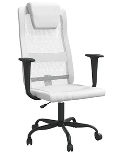 Fotel biurowy, krzesło biurowe Elior Zestaw białe krzesło biurowe z podnóżkiem S5-D94 - Fotele i krzesła biurowe Fotel biurowy, krzesło biurowe Elior Zestaw białe krzesło biurowe z podnóżkiem S5-D94 - Fotele i krzesła biurowe - miniaturka - grafika 1