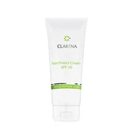Kremy do twarzy - Clarena Sun Protect Cream SPF50 Krem bloker 100ml - miniaturka - grafika 1