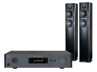 NAD C 379 (czarny) + Carina FS247.4 (czarny) - Zestawy stereo - miniaturka - grafika 1