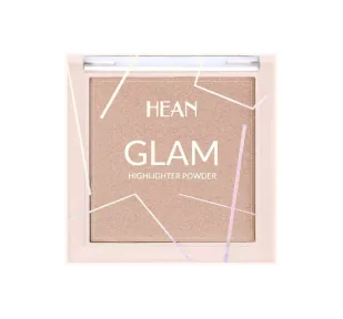 HEAN - GLAM HIGHLIGHTER POWDER - Wielofunkcyjny rozświetlacz do twarzy i ciała - 7,5 g - 206 - LIGHT - Rozświetlacze do twarzy i ciała - miniaturka - grafika 1