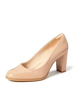 Czółenka - Clarks czółenka damskie Kaylin Cara, beżowy, 41 EU - miniaturka - grafika 1