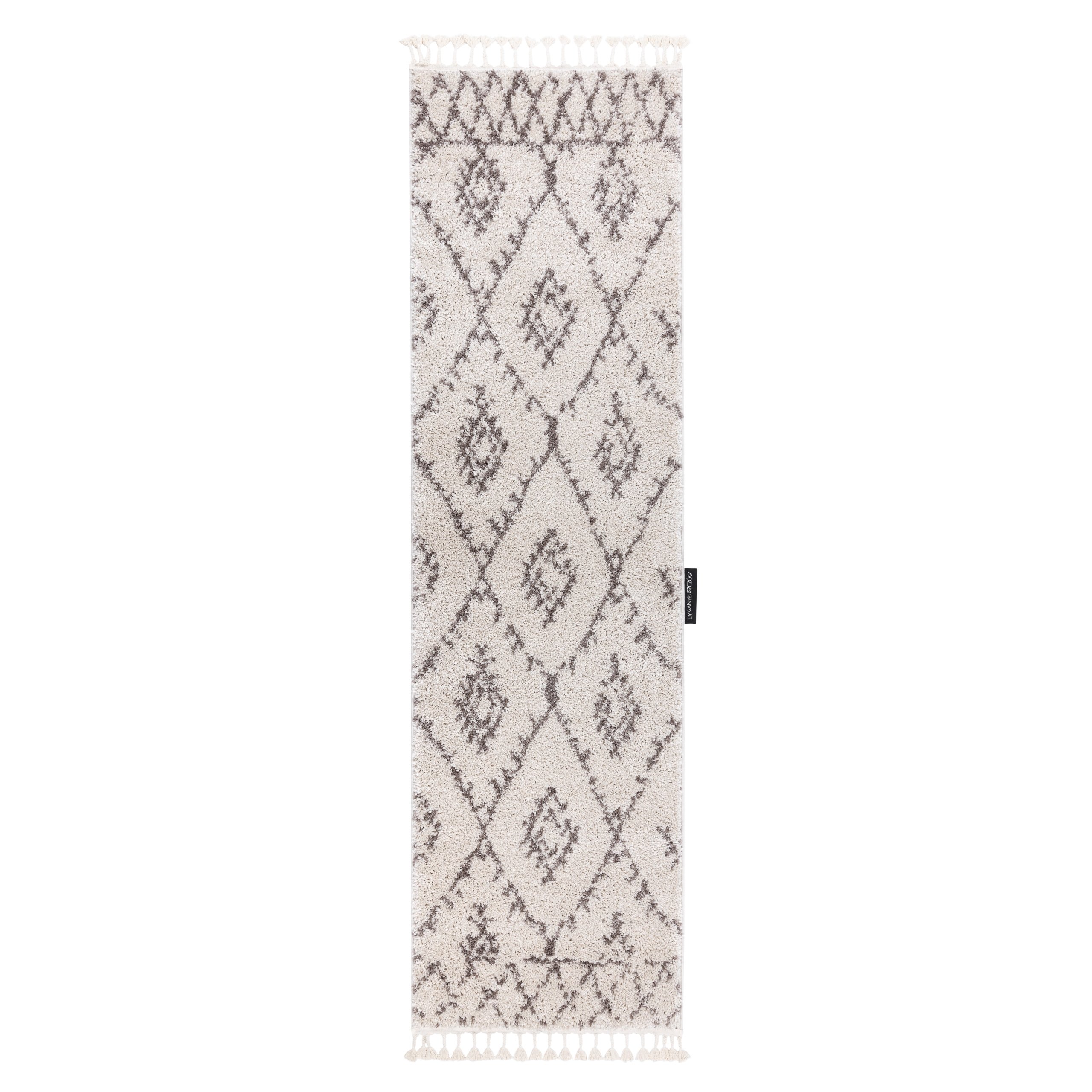 Dywan, Chodnik BERBER FEZ krem - do kuchni, przedpokoju, na korytarz beżowy 60x250 cm