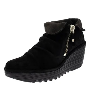 Fly London YOXI755FLY, botki damskie, czarny, 42 EU, Czarny, 42 EU - Botki damskie - miniaturka - grafika 1