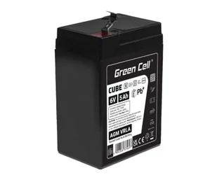 Green Cell Cube AGM VRLA IP54 6V 5Ah AGM6V5AH-J / 5904326375697 - Baterie do zasilaczy awaryjnych UPS - miniaturka - grafika 1