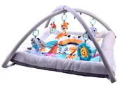 Maty edukacyjne - DUŻA UROCZA MATA Z PAŁĄKIEM ZABAWKI DLA DZIECKA - miniaturka - grafika 1