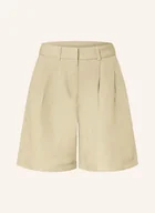 Spodnie sportowe damskie - Only Szorty Z Dodatkiem Lnu gruen - ONLY - miniaturka - grafika 1