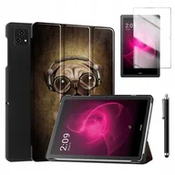 Etui do tabletów - ETUI COVER GRAFIKA + SZKŁO + RYSIK do T-MOBILE T TABLET 10,36" 5G - miniaturka - grafika 1