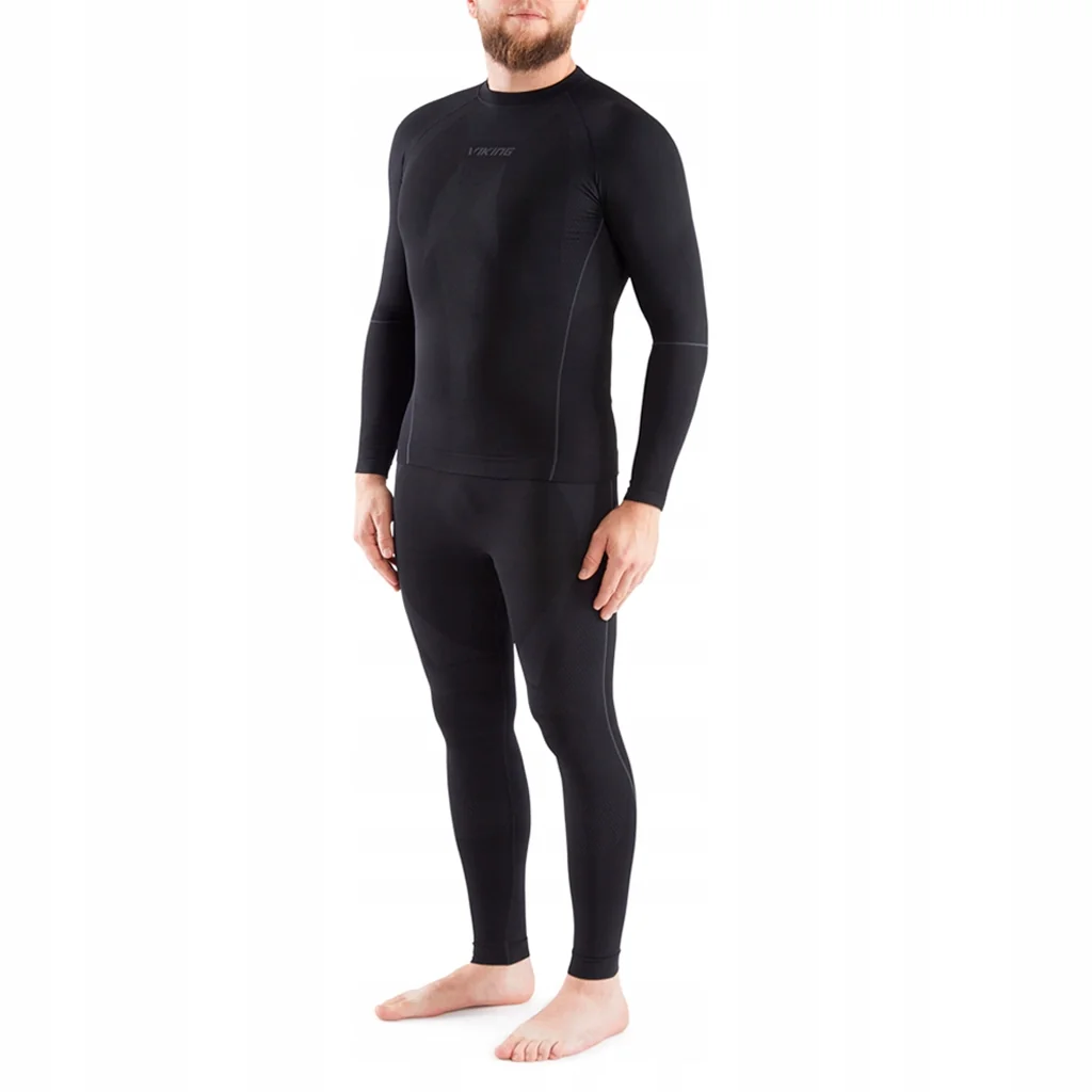 Komplet bielizny termoaktywnej męskiej Viking Eiger black S