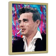 Plakaty - Plakat w ramie naturalnej FEEBY James Dean, 70x100 cm - miniaturka - grafika 1