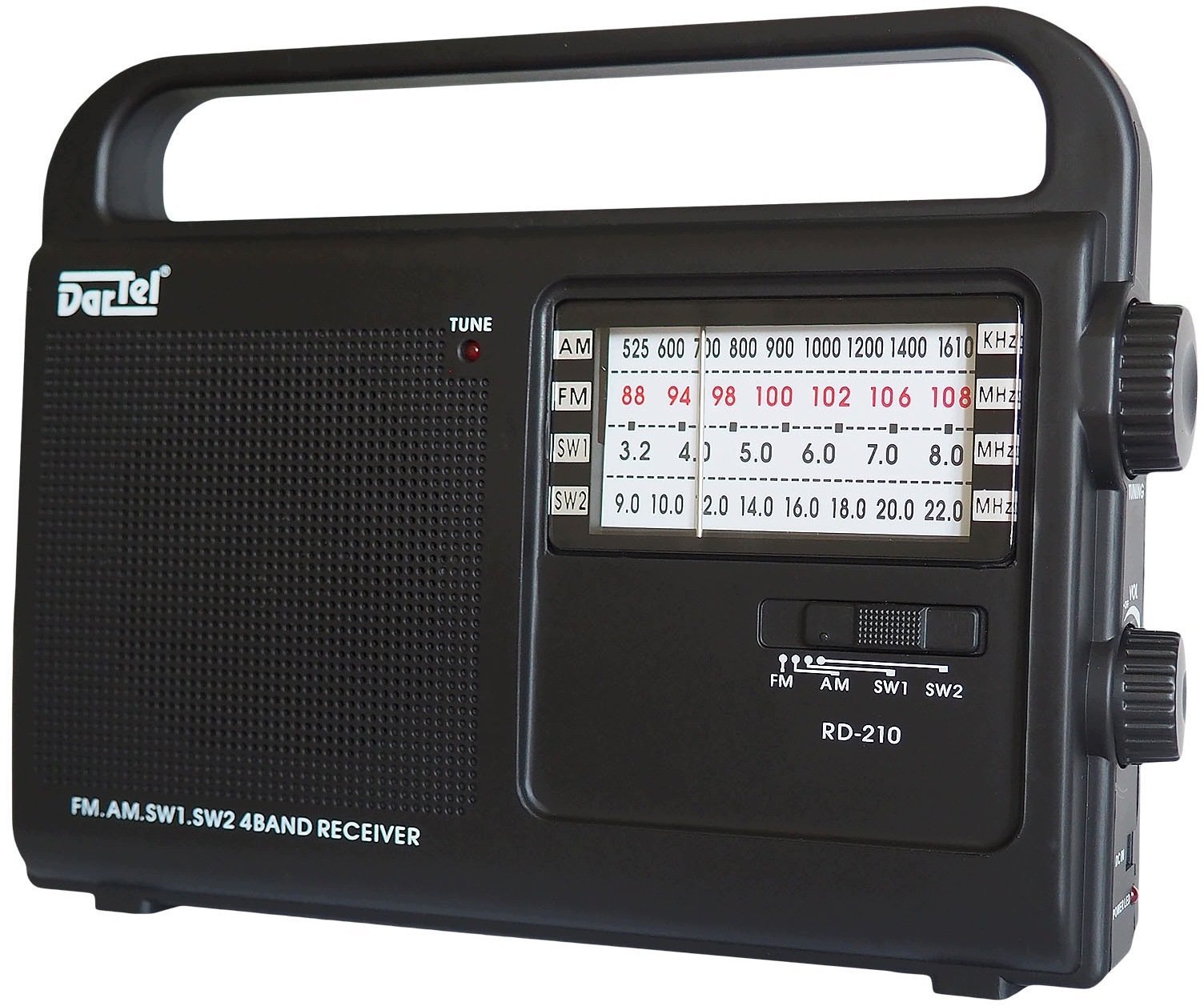 Dartel Radio Przenośne RD-210 czarne