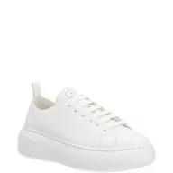 Trampki damskie - Armani Exchange Skórzane trampki - miniaturka - grafika 1