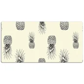 Podkładki na biurko - Podkładka mata ochrona biurka Ananasy wzór 120x60cm, Dywanomat - miniaturka - grafika 1